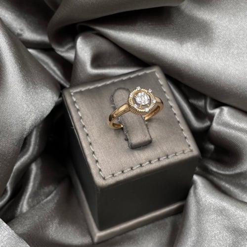 خاتم ذهب أصفر عيار 18