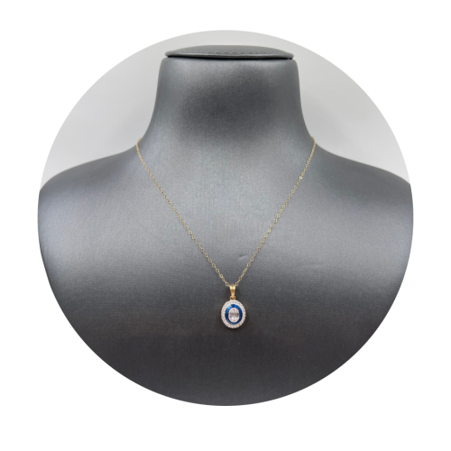 عقد ذهب أصفر عيار 18