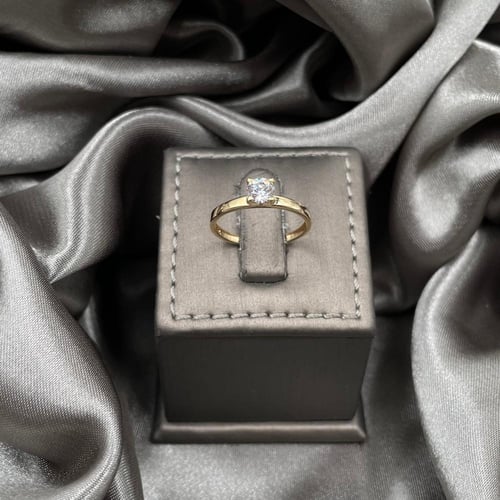 خاتم ذهب أصفر عيار 18