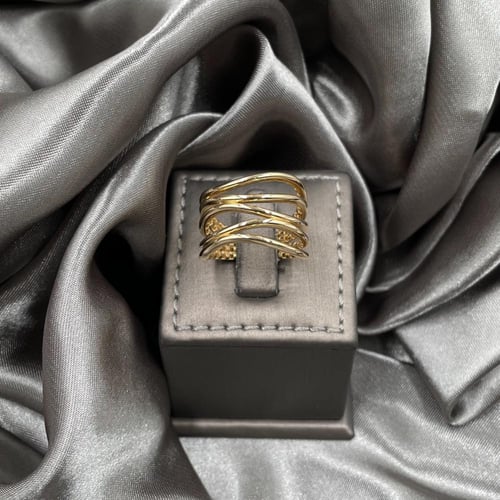 خاتم ذهب أصفر عيار 18