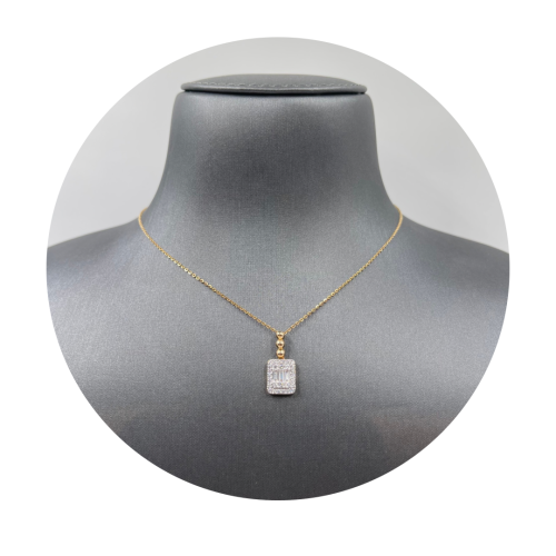 عقد ذهب أصفر عيار 18