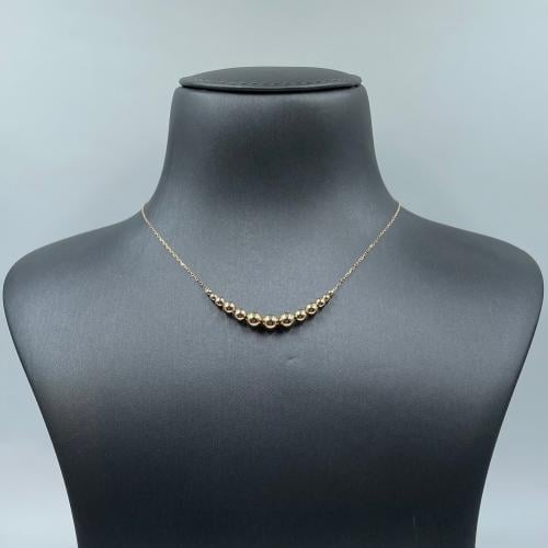 عقد ذهب أصفر عيار 18