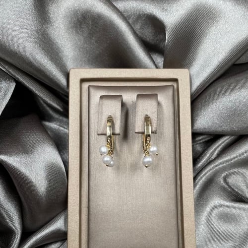 حلق ذهب أصفر عيار 18