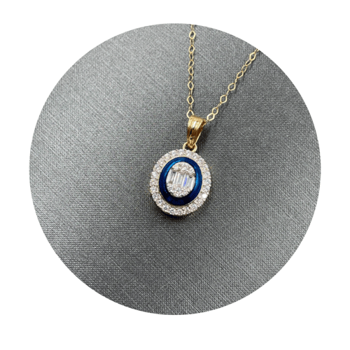 عقد ذهب أصفر عيار 18