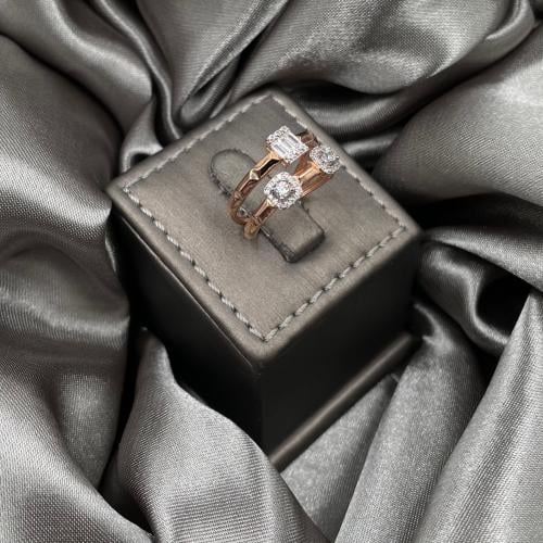 خاتم ذهب روز عيار 18