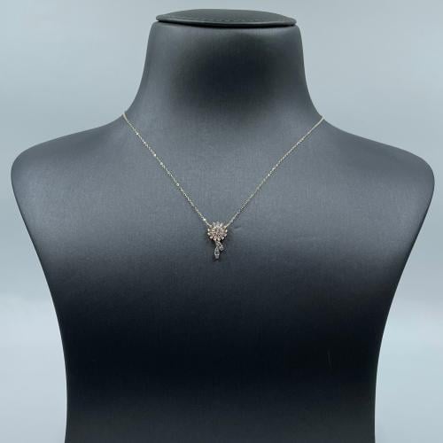 عقد ذهب أصفر عيار 18