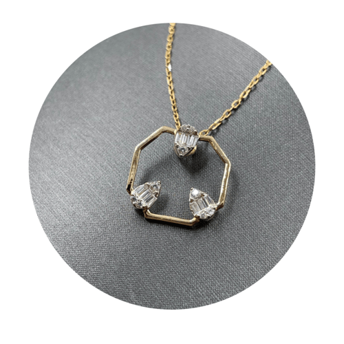 عقد ذهب أصفر عيار 18