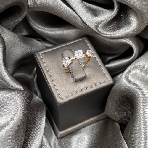 خاتم ذهب أصفر عيار 18