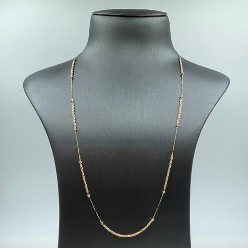 عقد ذهب أصفر عيار 18