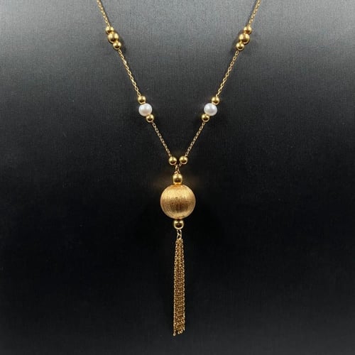 عقد ذهب أصفر عيار 21