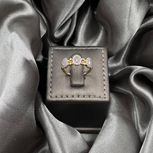 خاتم ذهب أصفر عيار 18