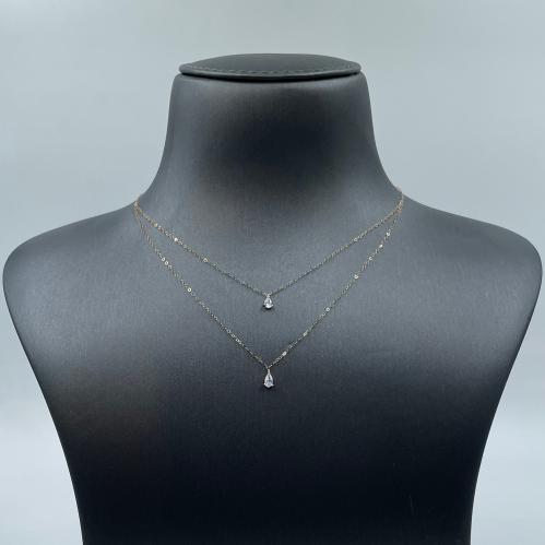 عقد ذهب أصفر عيار 18