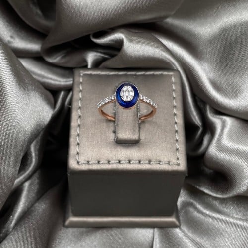 خاتم ذهب روز عيار 18