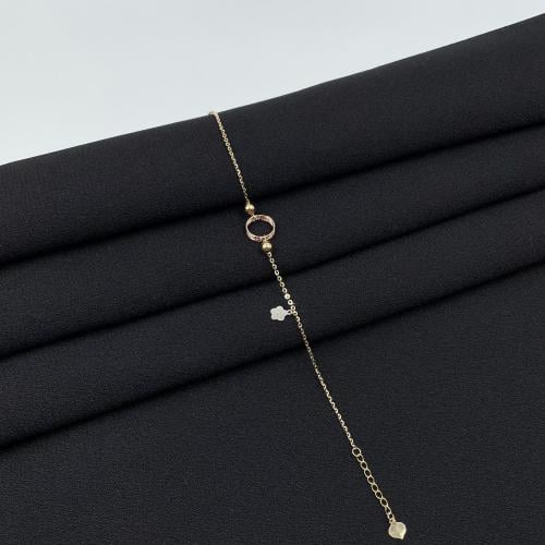 Gold bracelet mixed, 18 karat