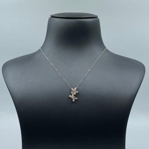 عقد ذهب أصفر عيار 18