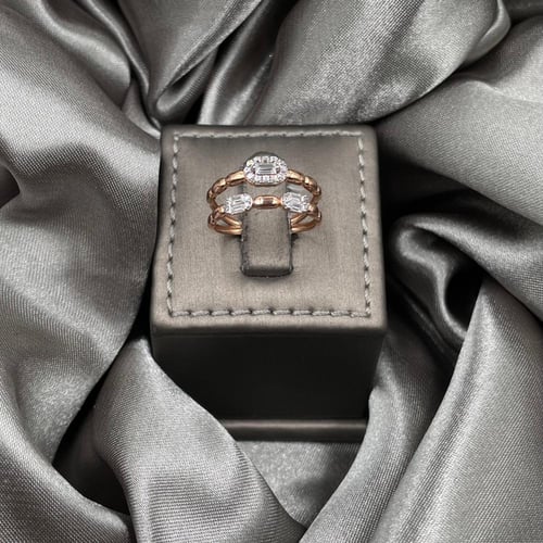 خاتم ذهب روز عيار 18