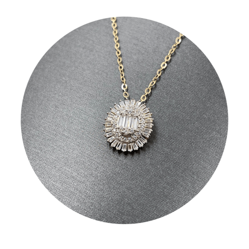 عقد ذهب أصفر عيار 18