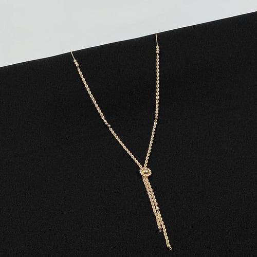 عقد ذهب أصفر عيار 18