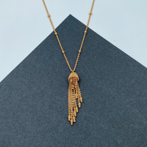 عقد ذهب أصفر عيار 21