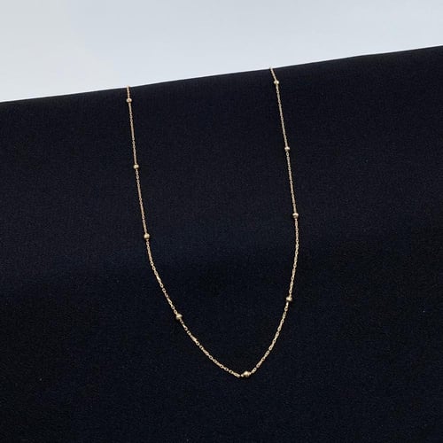 عقد ذهب أصفر عيار 18