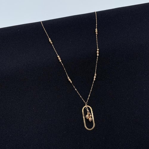 عقد ذهب أصفر عيار 21