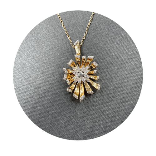 عقد ذهب أصفر عيار 18