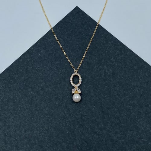 عقد ذهب أصفر عيار 18