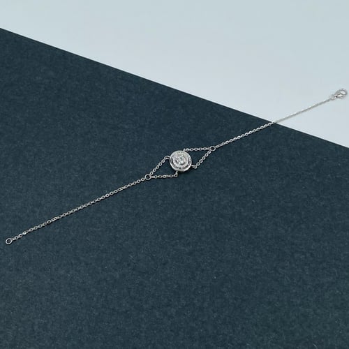 سوارة ذهب أبيض عيار 18