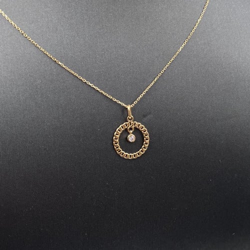 عقد ذهب أصفر عيار 18