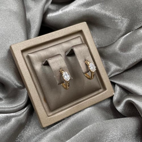 حلق ذهب أصفر عيار 18