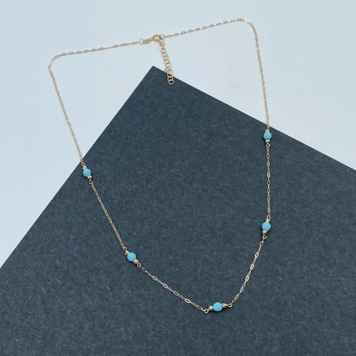 1عقد ذهب أصفر عيار 18