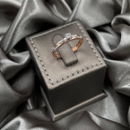 خاتم ذهب روز عيار 18