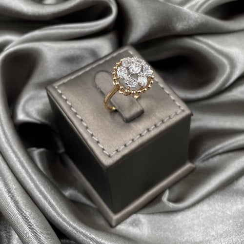 خاتم ذهب أصفر عيار 18