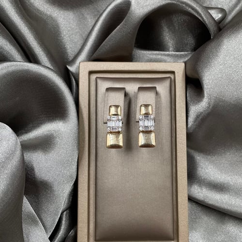 حلق ذهب أصفر عيار 18