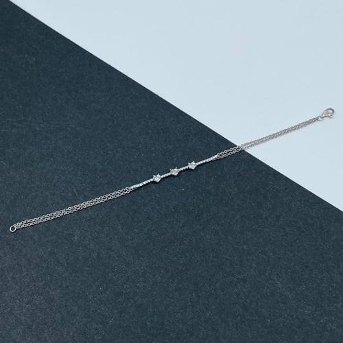 سوارة ذهب أبيض عيار 18