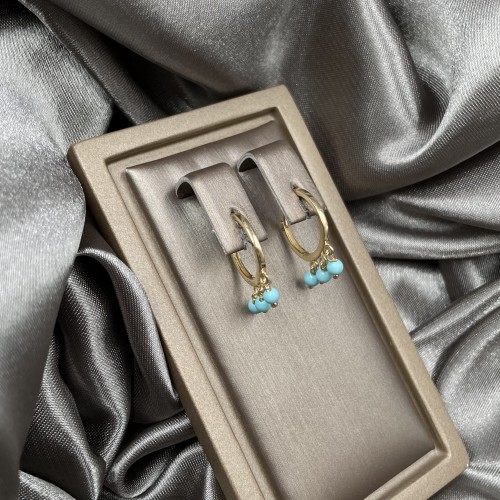 حلق ذهب أصفر عيار 18