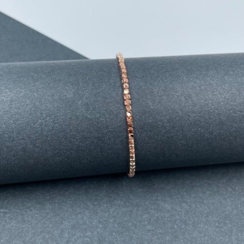 سوارة ذهب روز عيار 18