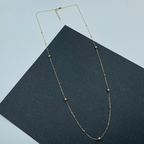 سبحة ذهب أصفر عيار 18