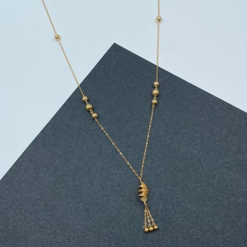 عقد ذهب أصفر عيار 21