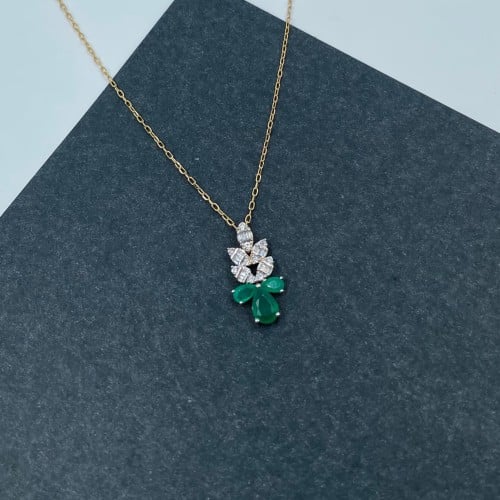 عقد ذهب أصفر عيار 18