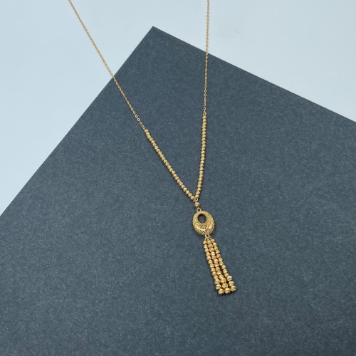 عقد ذهب أصفر عيار 21