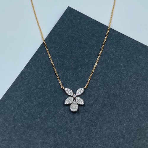 عقد ذهب أصفر عيار 18