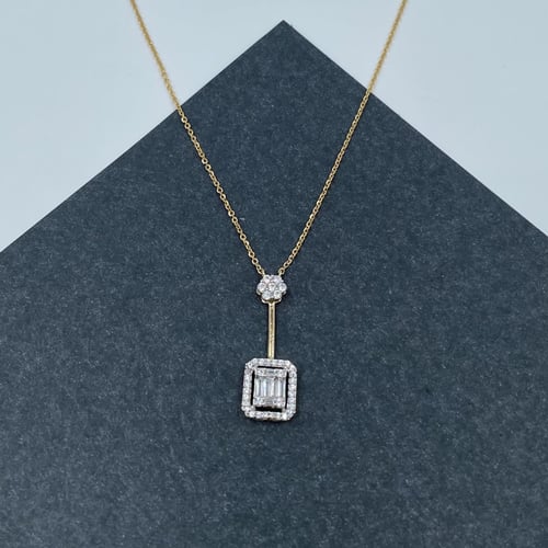 عقد ذهب أصفر عيار 18