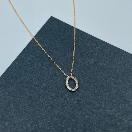 عقد ذهب أصفر عيار 18