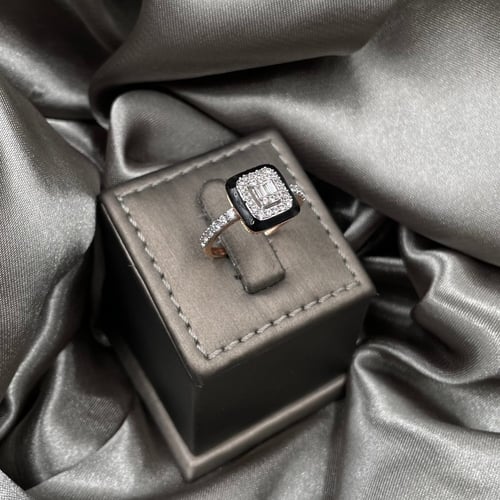 خاتم ذهب روز عيار 18