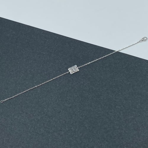 سوارة ذهب أبيض عيار 18