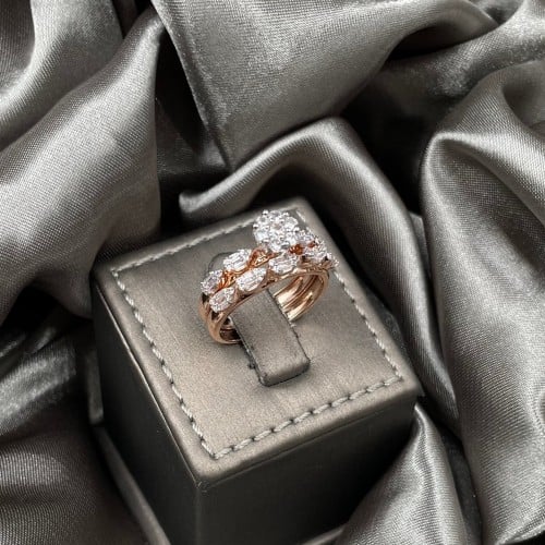 توينز ذهب روز عيار 18