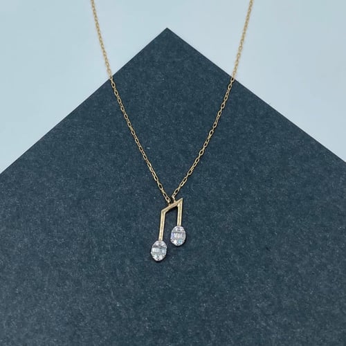 عقد ذهب أصفر عيار 18