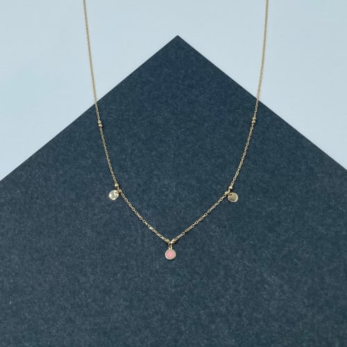 عقد ذهب أصفر عيار 18