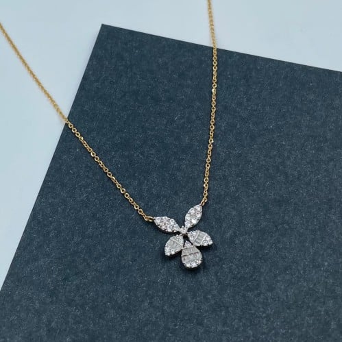 عقد ذهب أصفر عيار 18